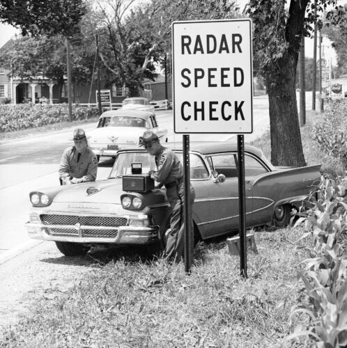 Speed trap, 1960